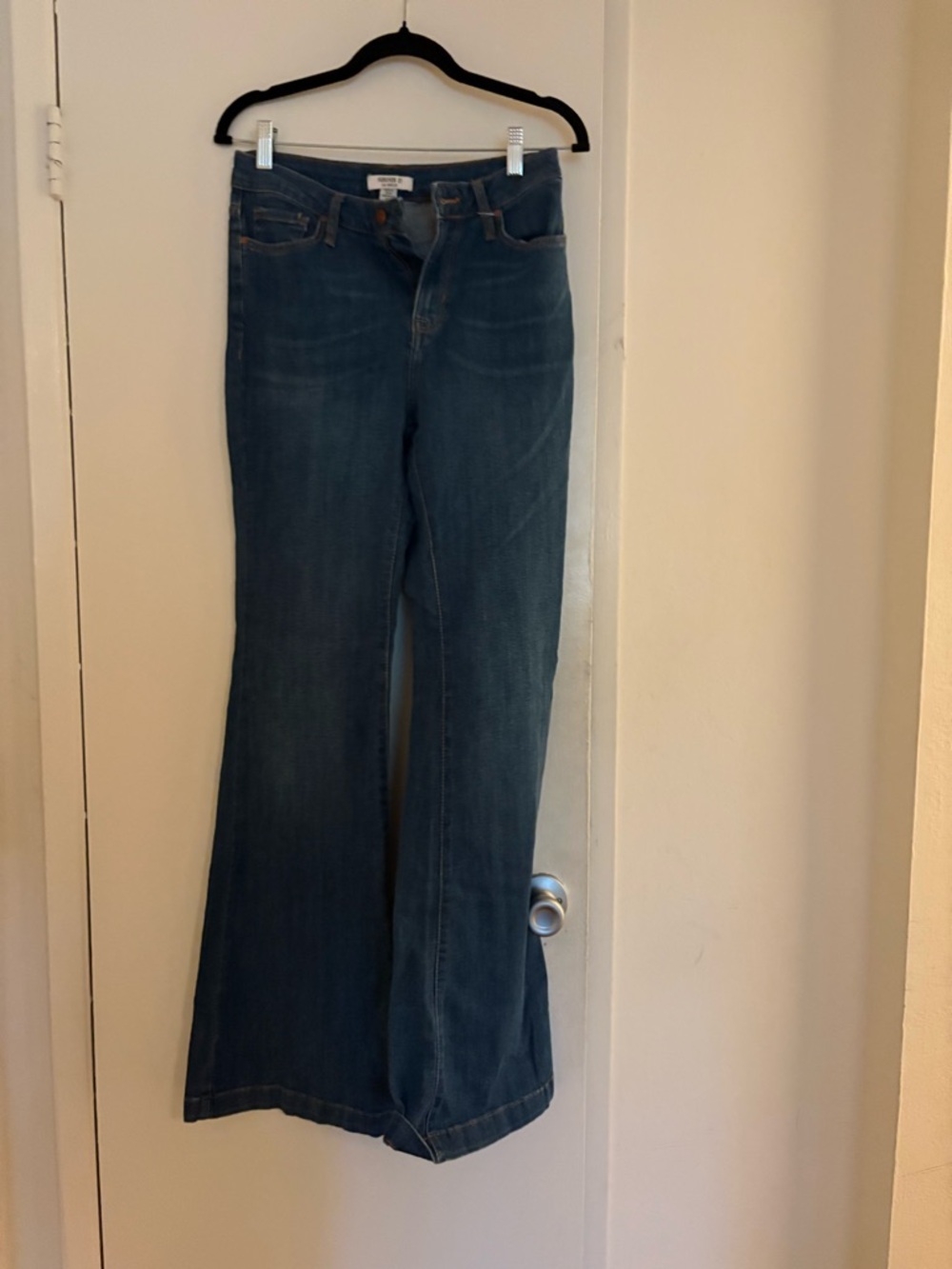 Women’s Blue Flared Jeans